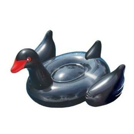 INTERNATIONAL LEISURE PRODUCTS Swimming Pool Giant Swan Ride-on, Black 90628